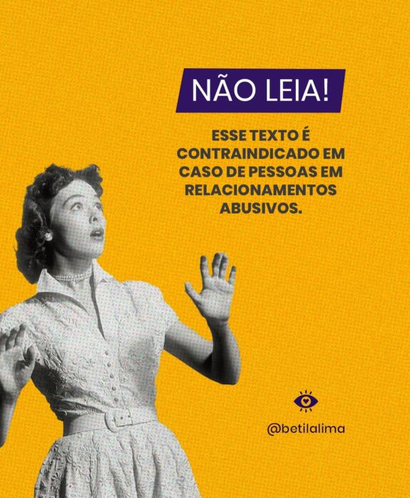 Relacionamentos Abusivos: Carta de uma Paciente
