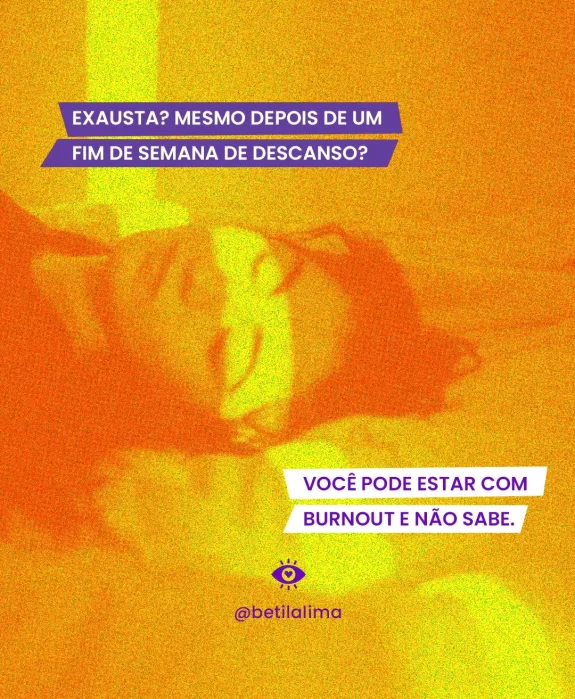 Exausta? Mesmo depois de um fim de semana de descanso?